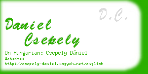 daniel csepely business card